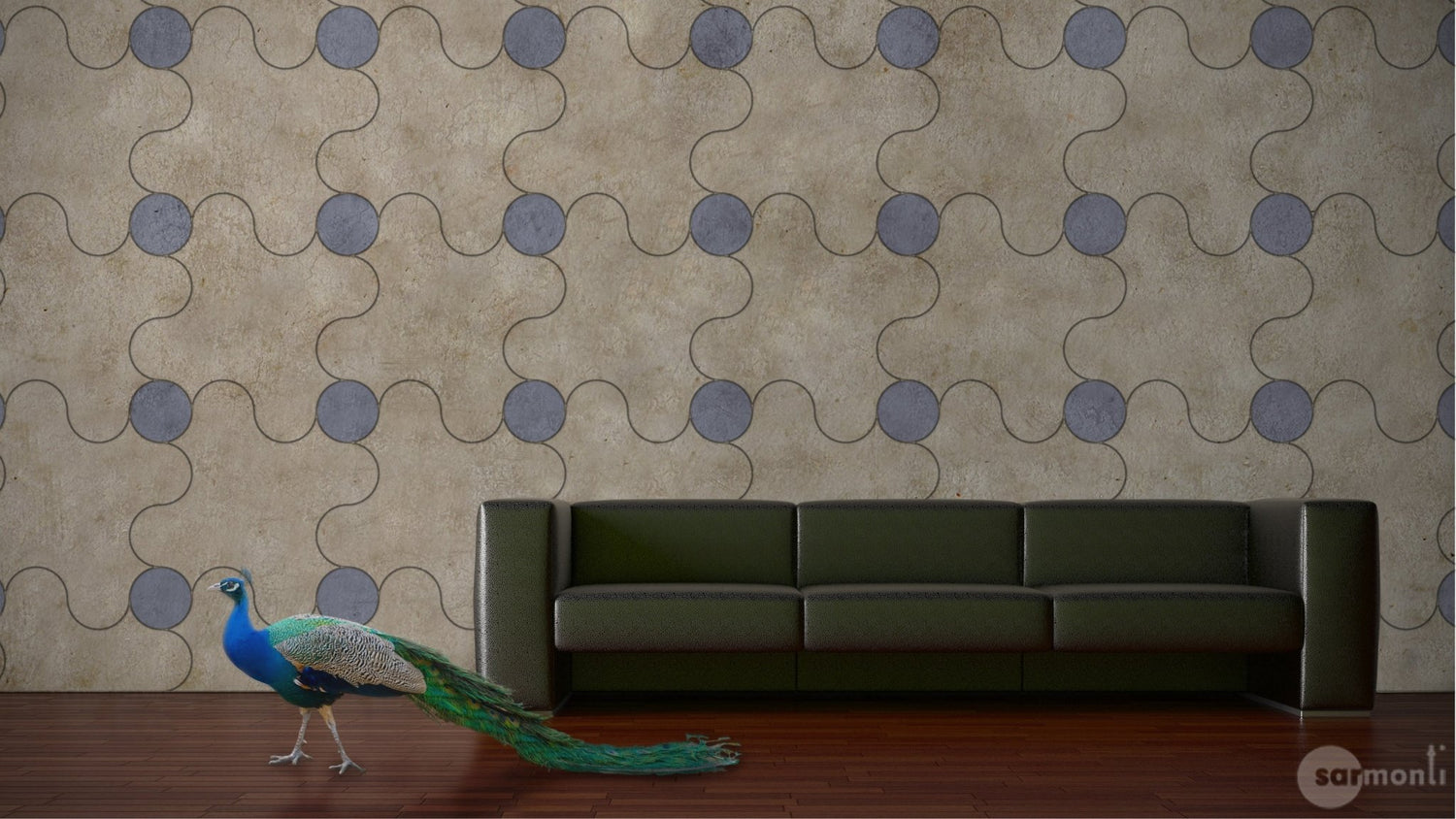 Escheriaanse tegelwand van Sarmonti - gimmii