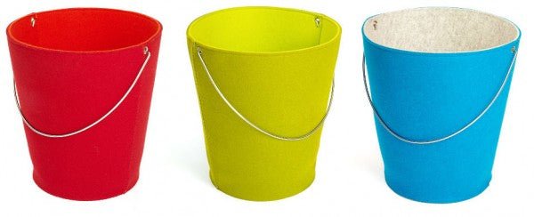 Fleurige emmers van vilt - gimmii