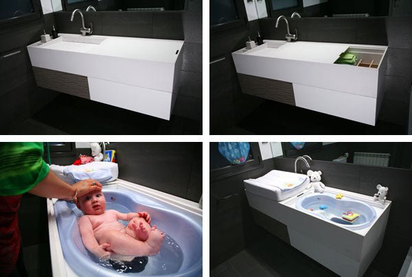 Herms baby slide voor de badkamer - gimmii