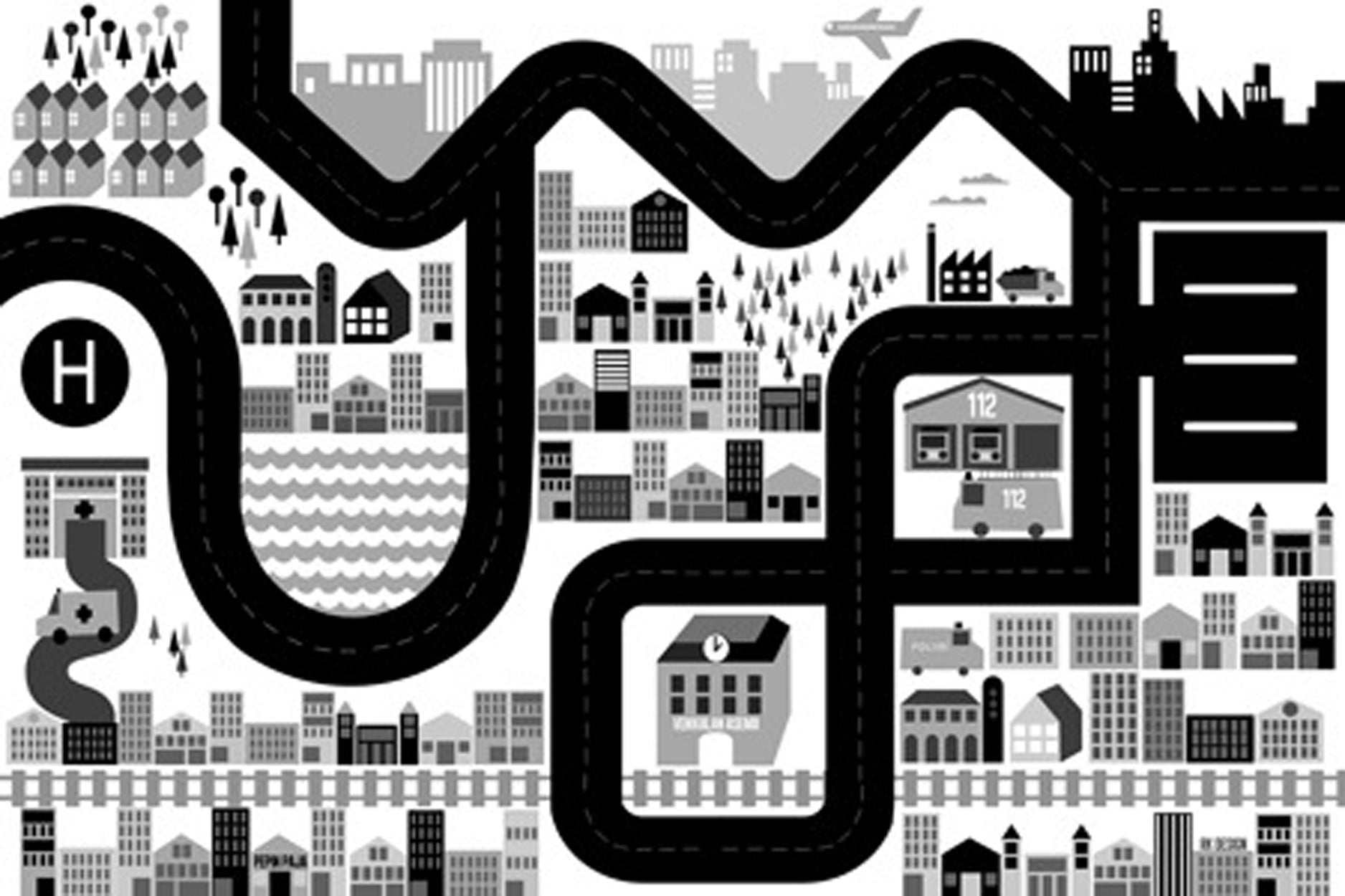 Hippe autospeelmat - gimmii