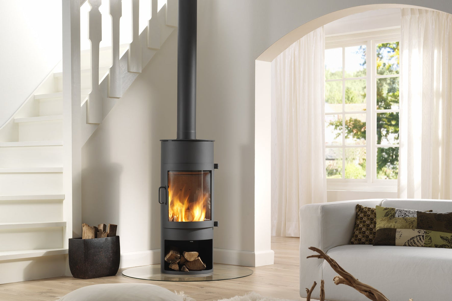 Nieuwerwets stoken met houtkachel 'Mats' - gimmii