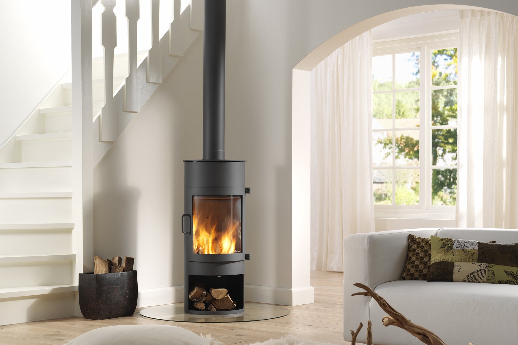 Nieuwerwets stoken met houtkachel 'Mats' - gimmii