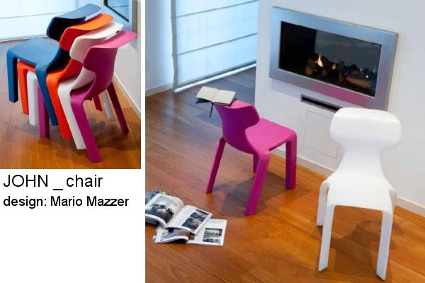 Stoel met tafelrugleuning - gimmii