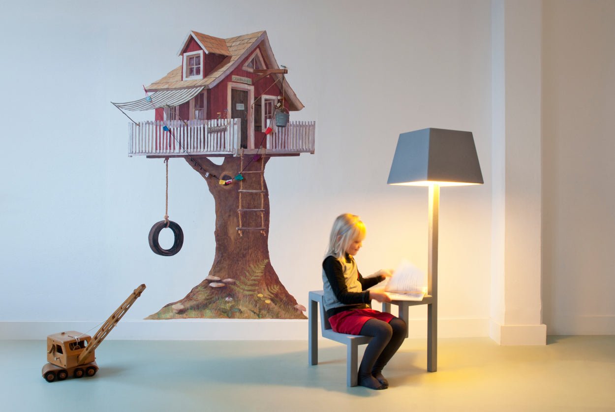 Stoel-tafel-lamp stimuleert creativiteit - gimmii