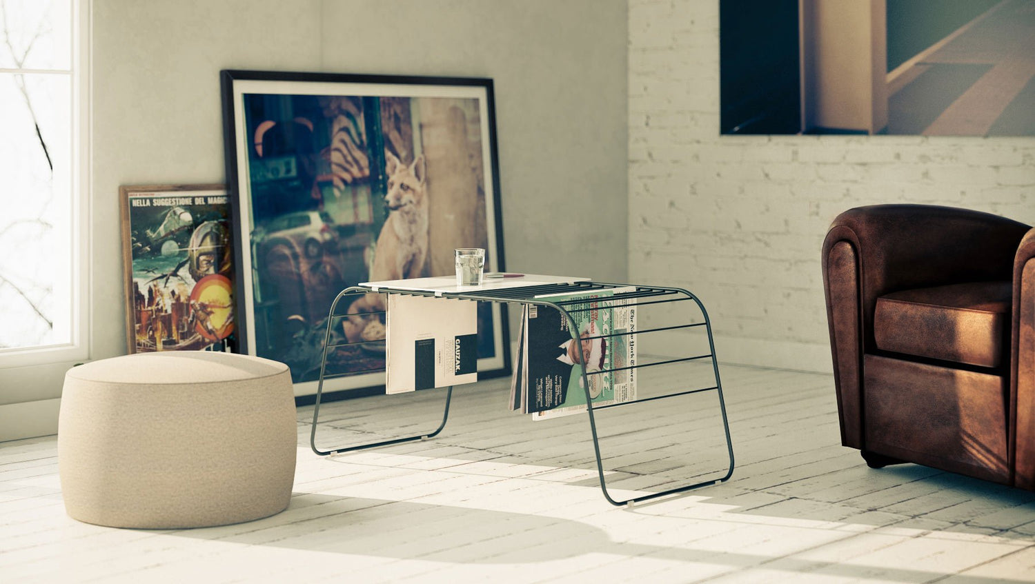 Tijdschriftenrek slash koffietafel MARC - gimmii