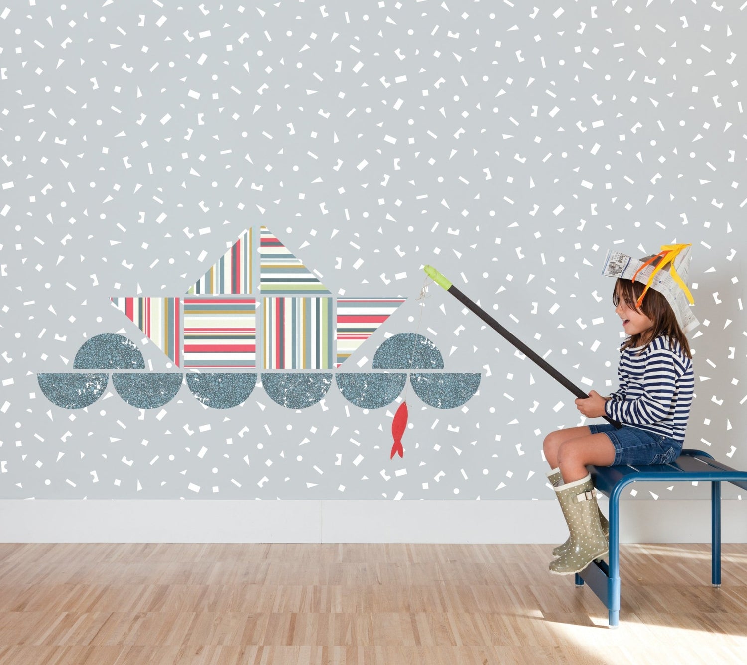 Trés creatief behang voor kids - gimmii