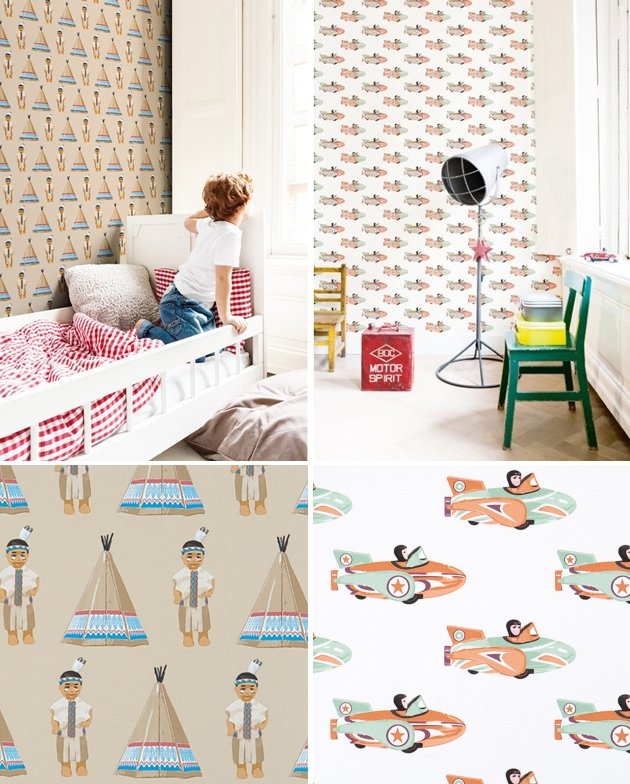 Vintage behang - gimmii