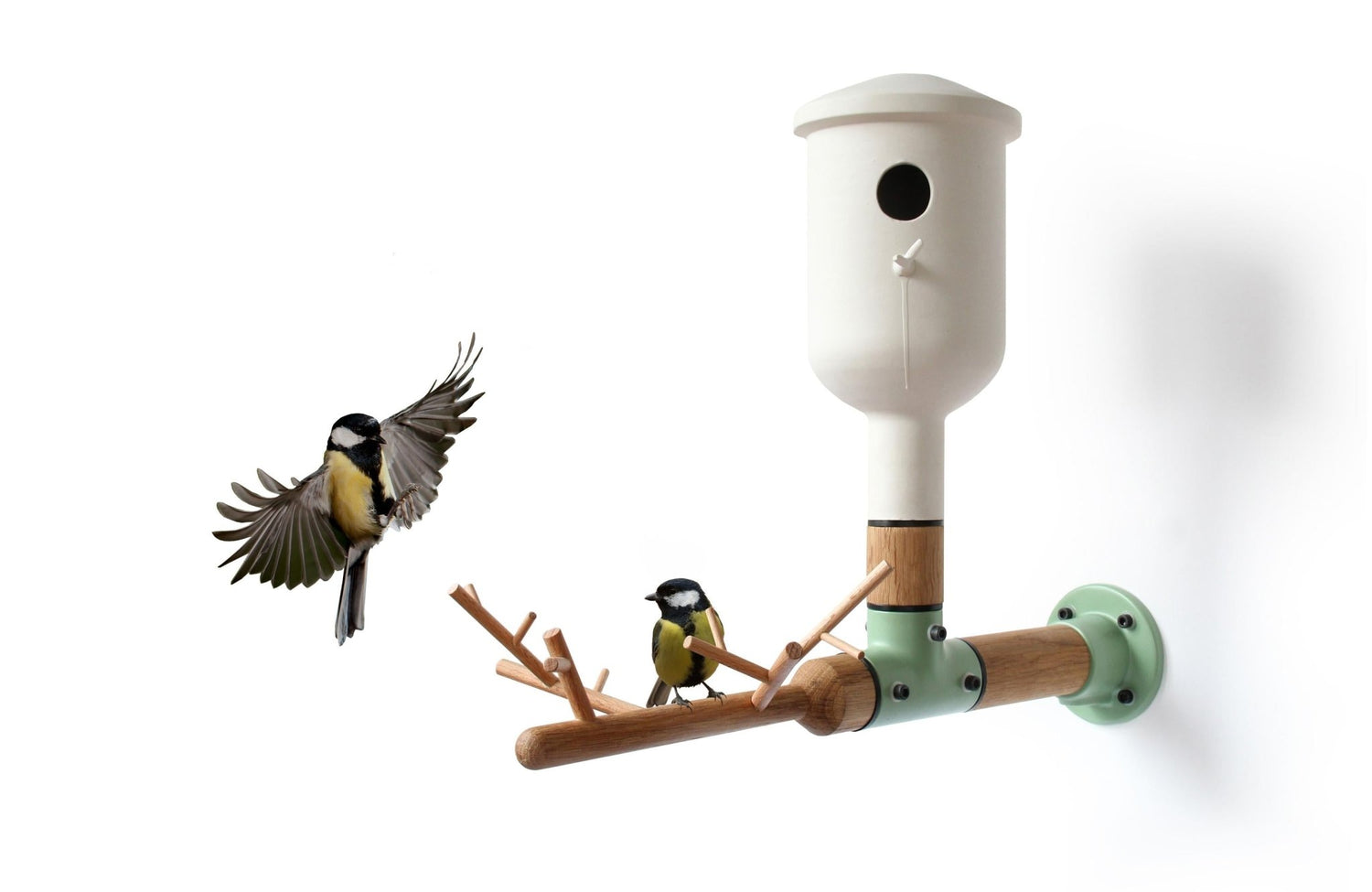 Wall elements vogelhuisje met extra tak - gimmii
