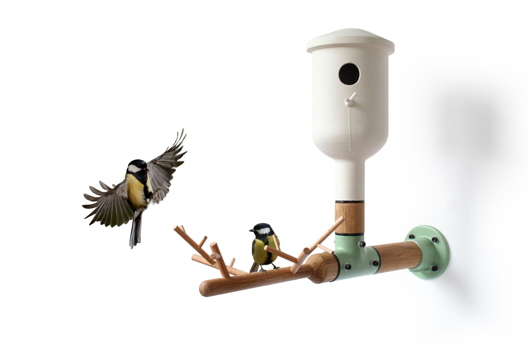 Wall elements vogelhuisje met extra tak - gimmii