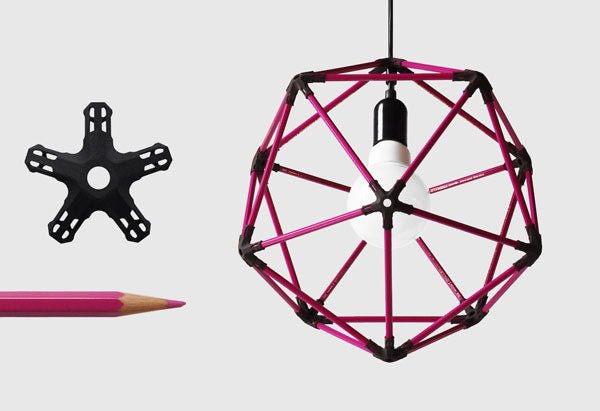 Wiskundige lamp met kleurpotloden - gimmii