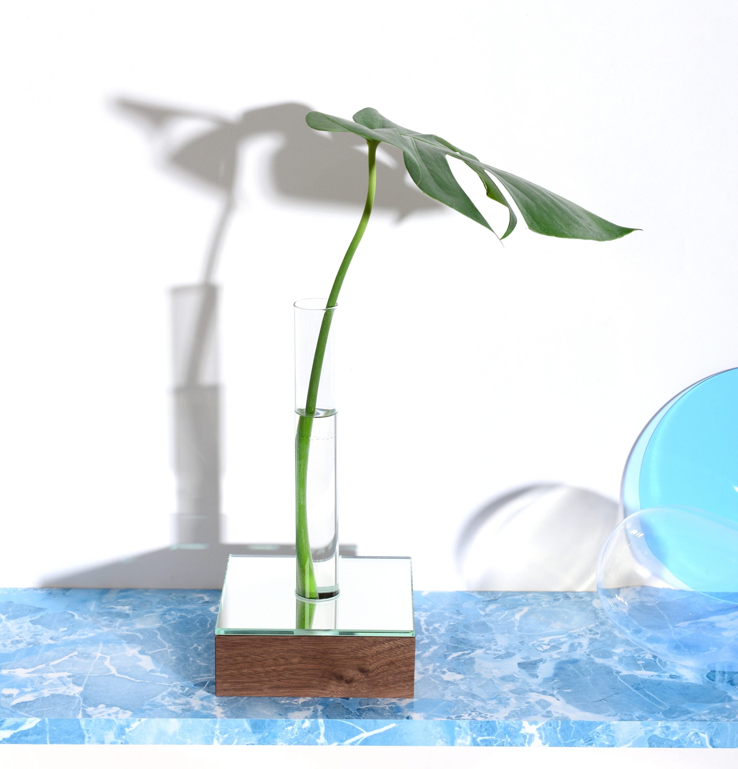 Mirror vase Interior Reflections Walnut Studio Thier & vanDaalen