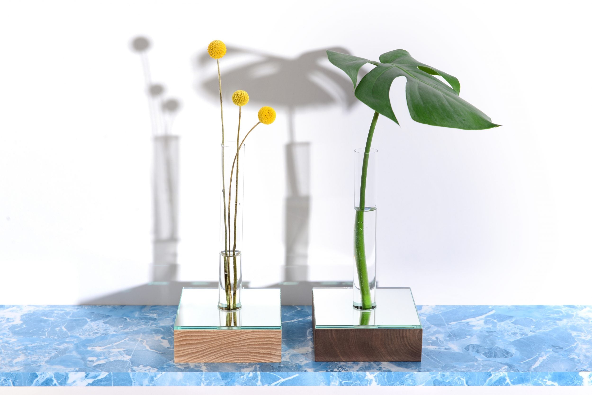 Mirror vase of Spiegel vaas Interior Reflections StudioThier&vanDaalen walnut ash gimmii