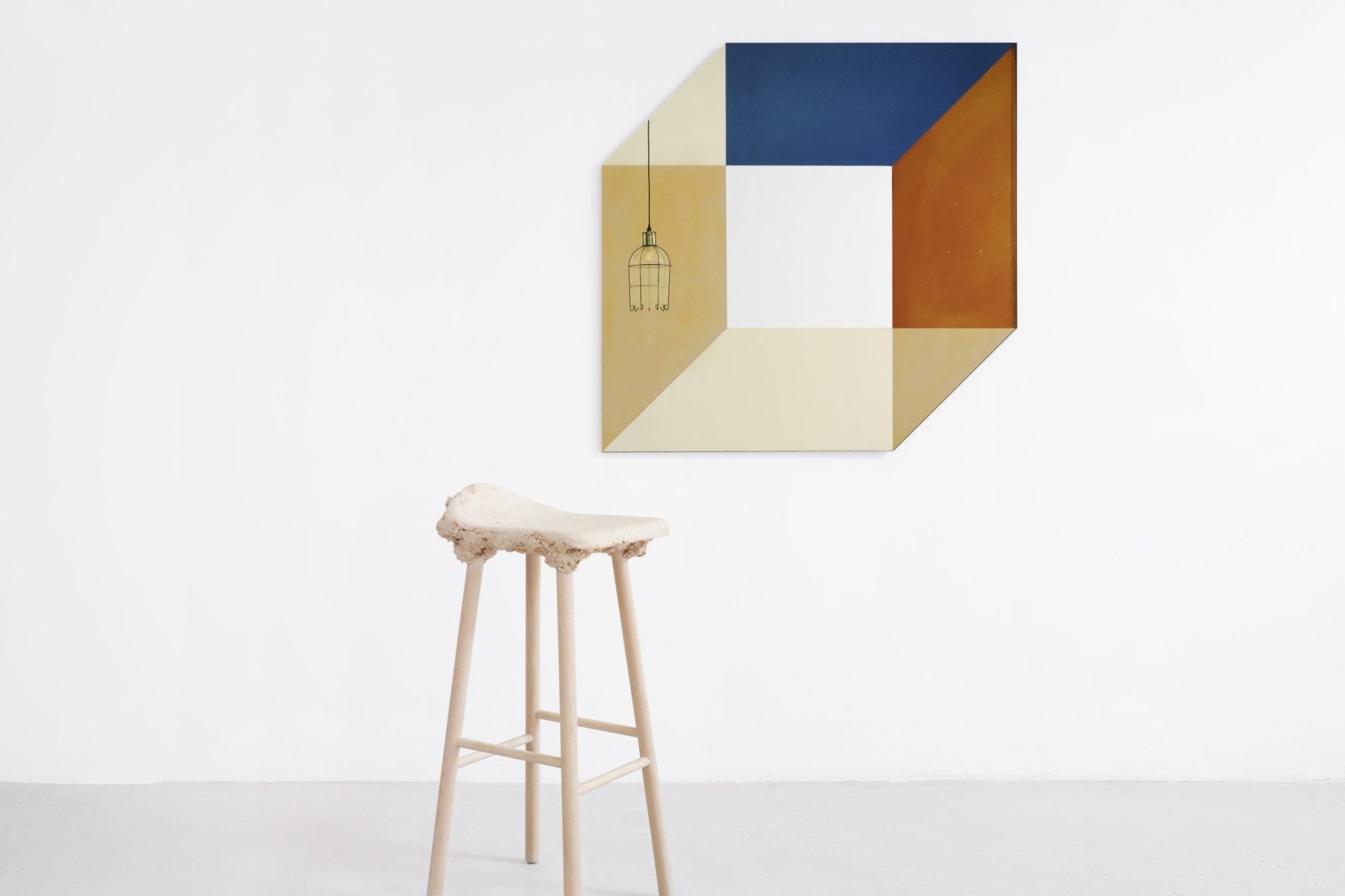 Cubic Transience Mirror - gimmiiTransnatural Label