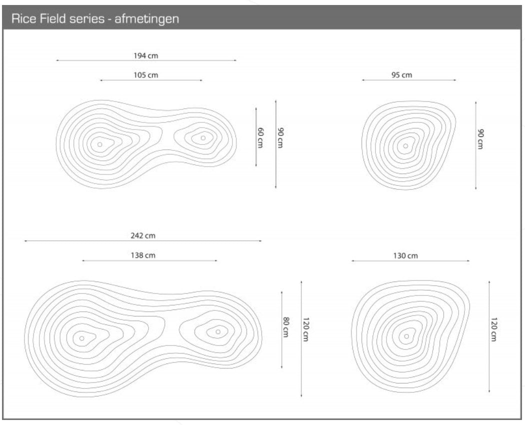 Foamo Rice Field Double akoestische lamp - gimmiiFoamo