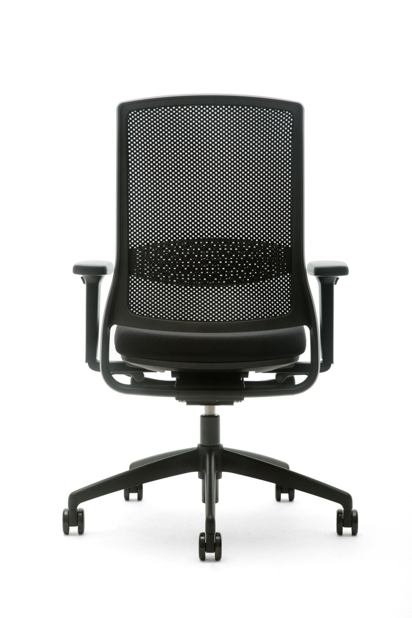 Gispen Zinn Smart bureaustoel zwart voetkruis - gimmiigimmii