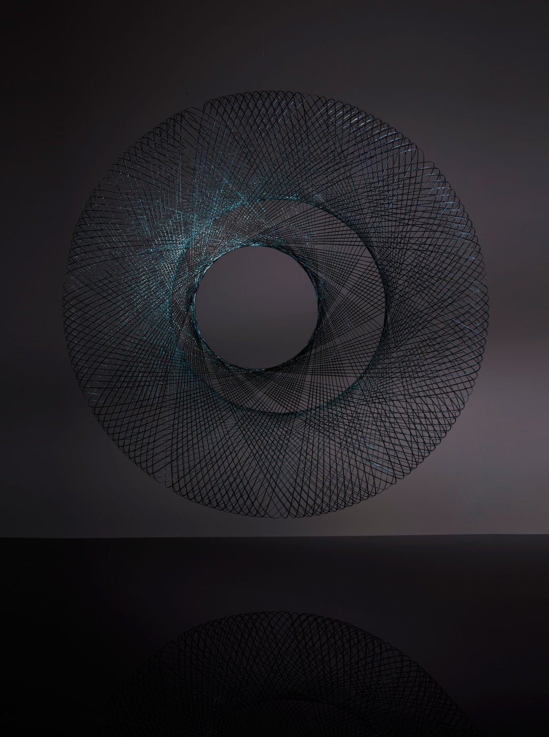 Iridescent black hanglamp - gimmiiAtelier Robotiq