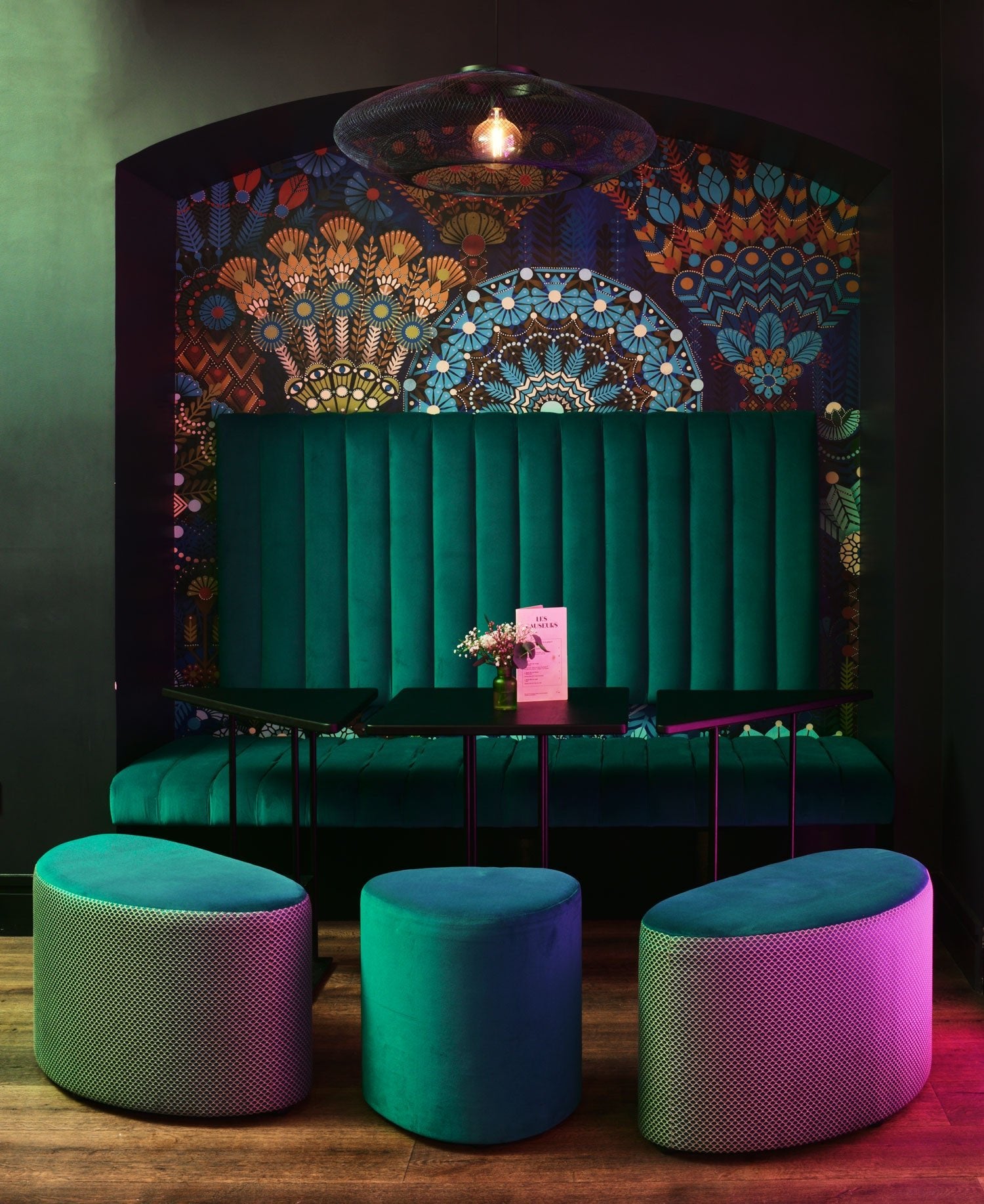 Iridescent black hanglamp - gimmiiAtelier Robotiq