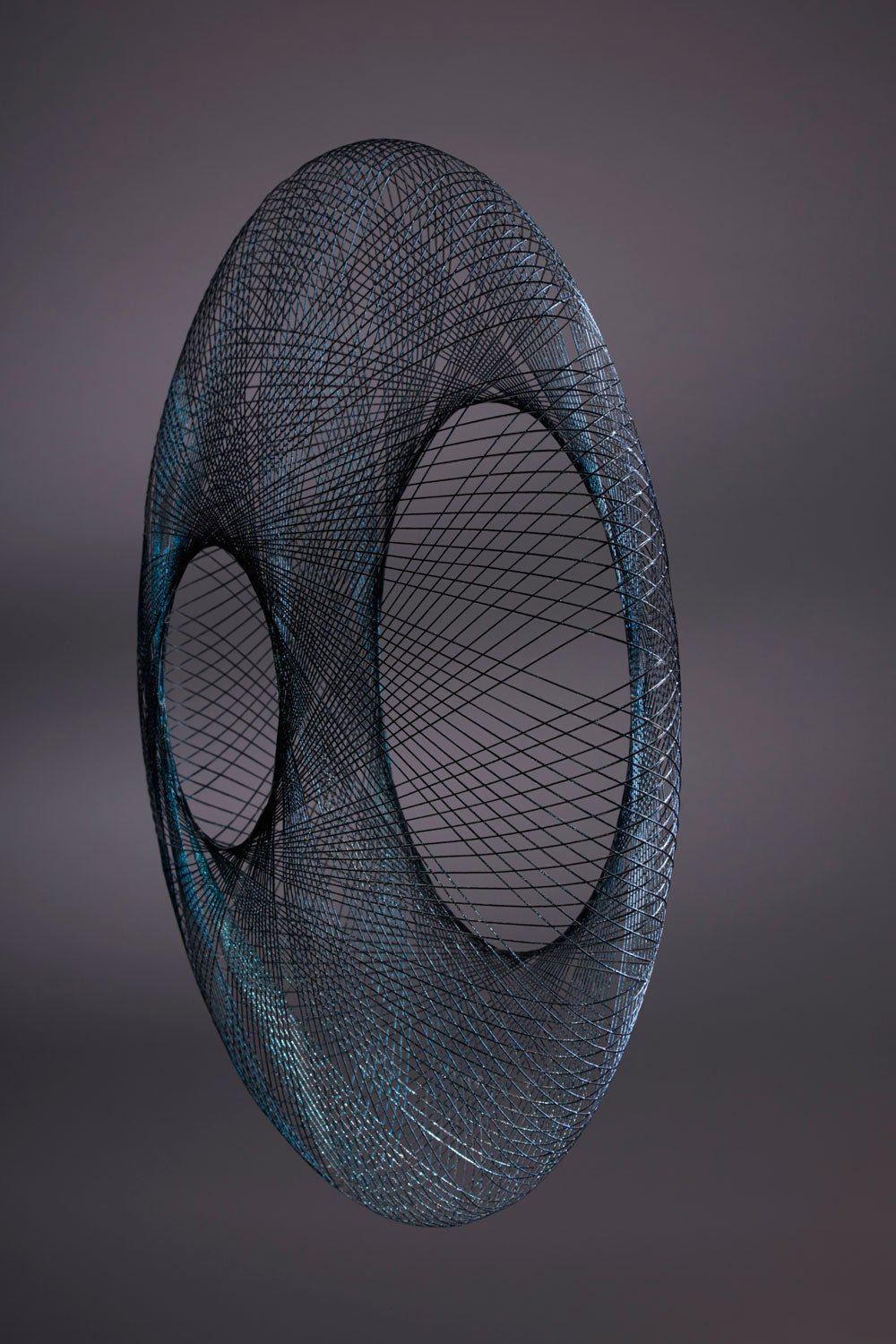 Iridescent black hanglamp - gimmiiAtelier Robotiq