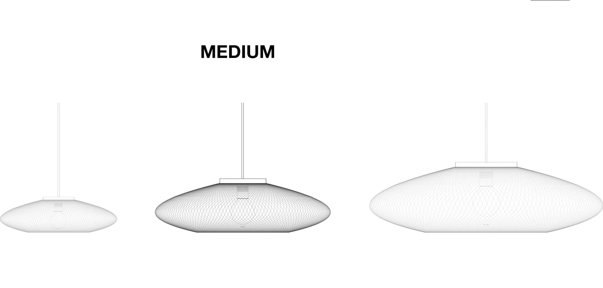 UFO Medium hanglamp - gimmiiAtelier Robotiq