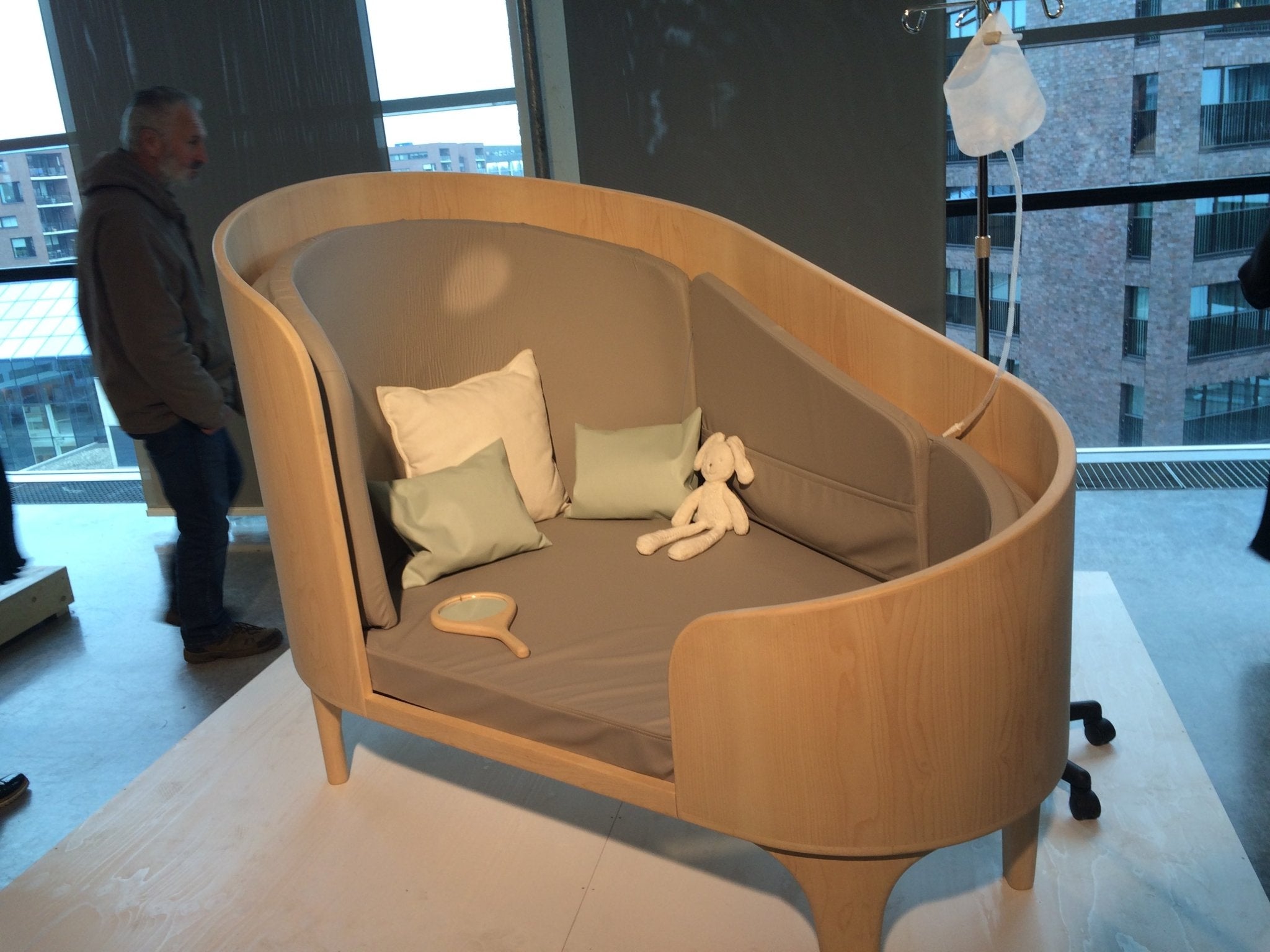 Daybed voor moeder en vroeg geboren baby - gimmii