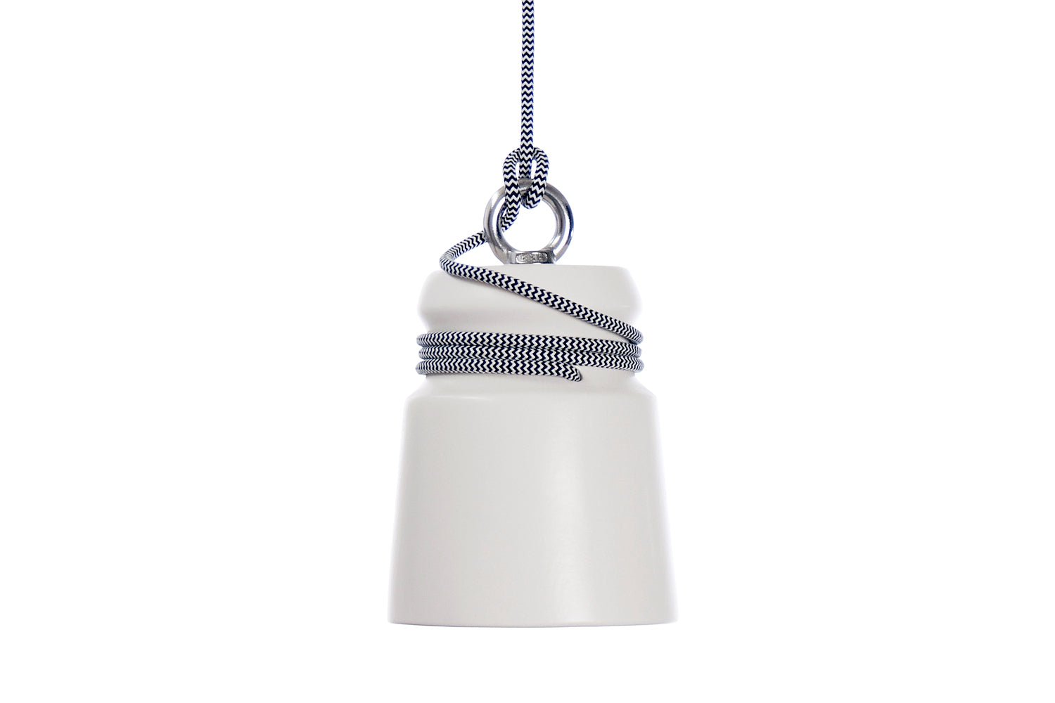 Cable light hanglamp small wit met grijs snoer - gimmiiPatrick Hartog