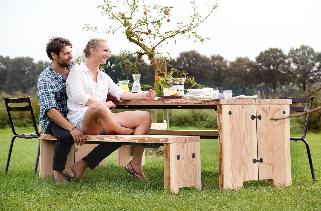 Forestry bench tuinbank - gimmiigimmii