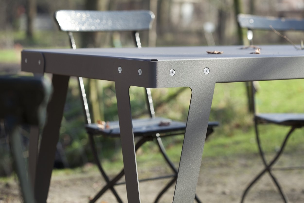 Functionals Lloyd Outdoor tuinset tafel + 2 eetbanken - gimmiiFunctionals